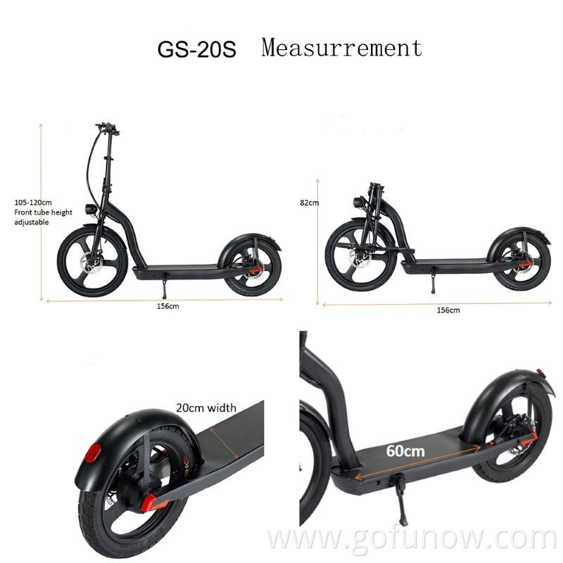 New adult europe model max folding electric kickbike adult electric kick scooter Chinese factory escooter G-FUN